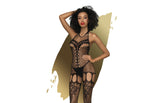 Penthouse Lingerie Fancy Me Womens Bodystocking Black Body Stockings